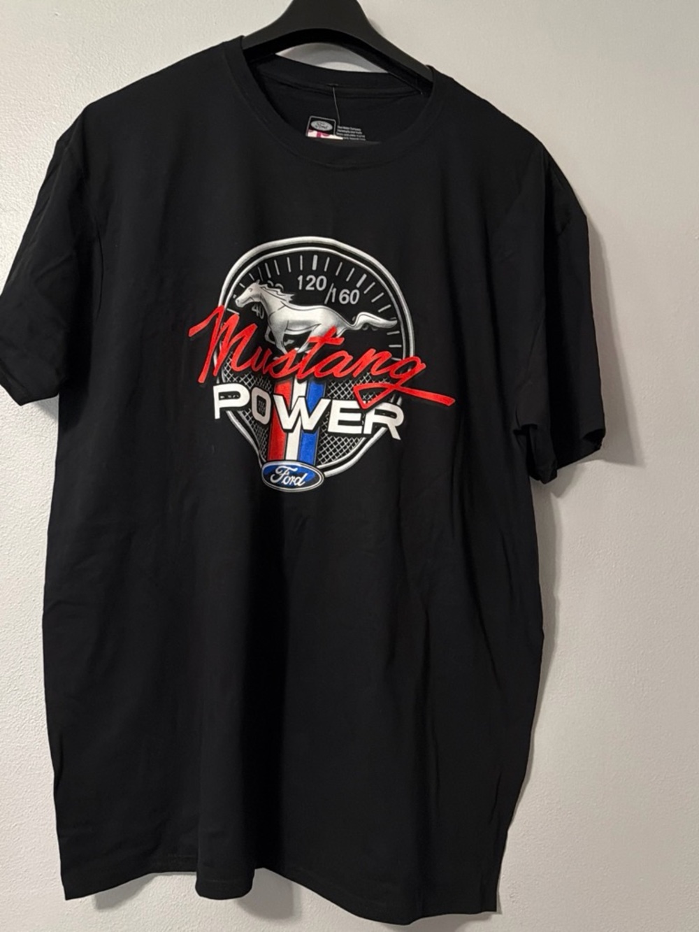 Men’s Ford Mustang Power Graphic T-Shirt - Black